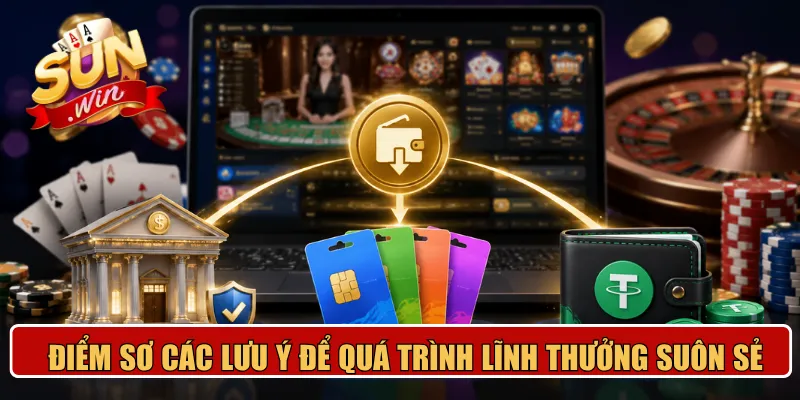 Điểm sơ các lưu ý để quá trình lĩnh thưởng suôn sẻ